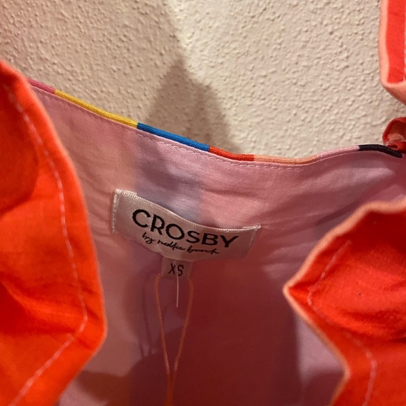 NWT Crosby by Mollie Burch Louise Boardwalk Striped Top Size XS - Picture 3 of 6